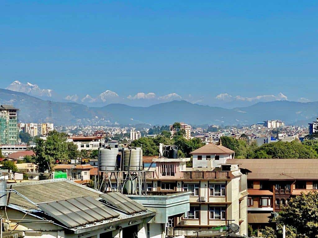 Himalaje, widok z Katmandu