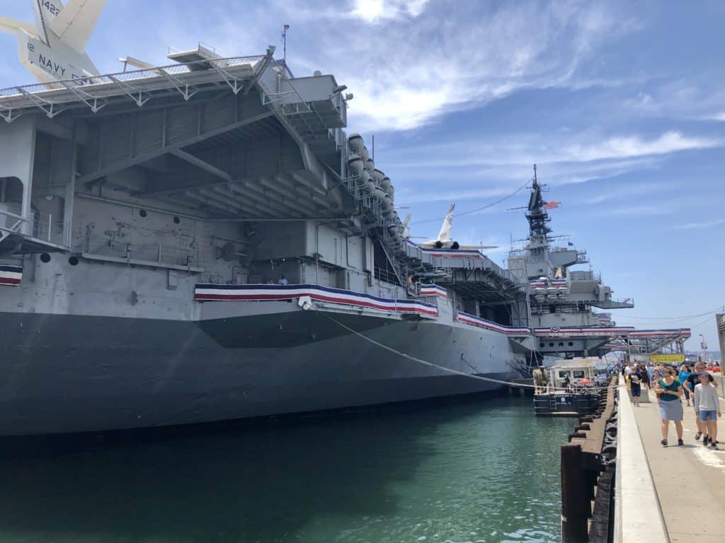 Lotniskowiec USS Midway, San Diego, California