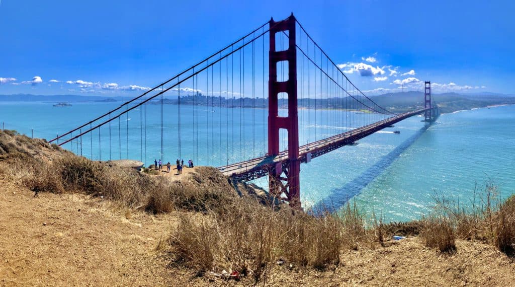 Most Golden Gate w San Francisco. California