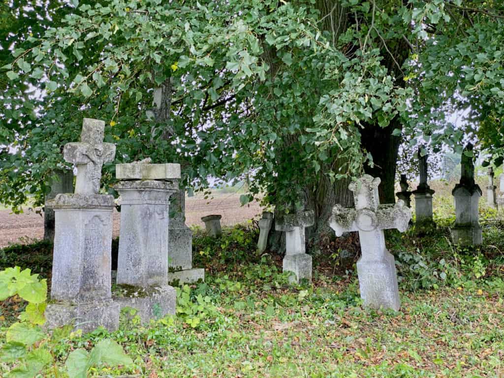 Stary cmentarz greckokatolicki w Bruśnie Nowym, Roztocze, Podkarpacie