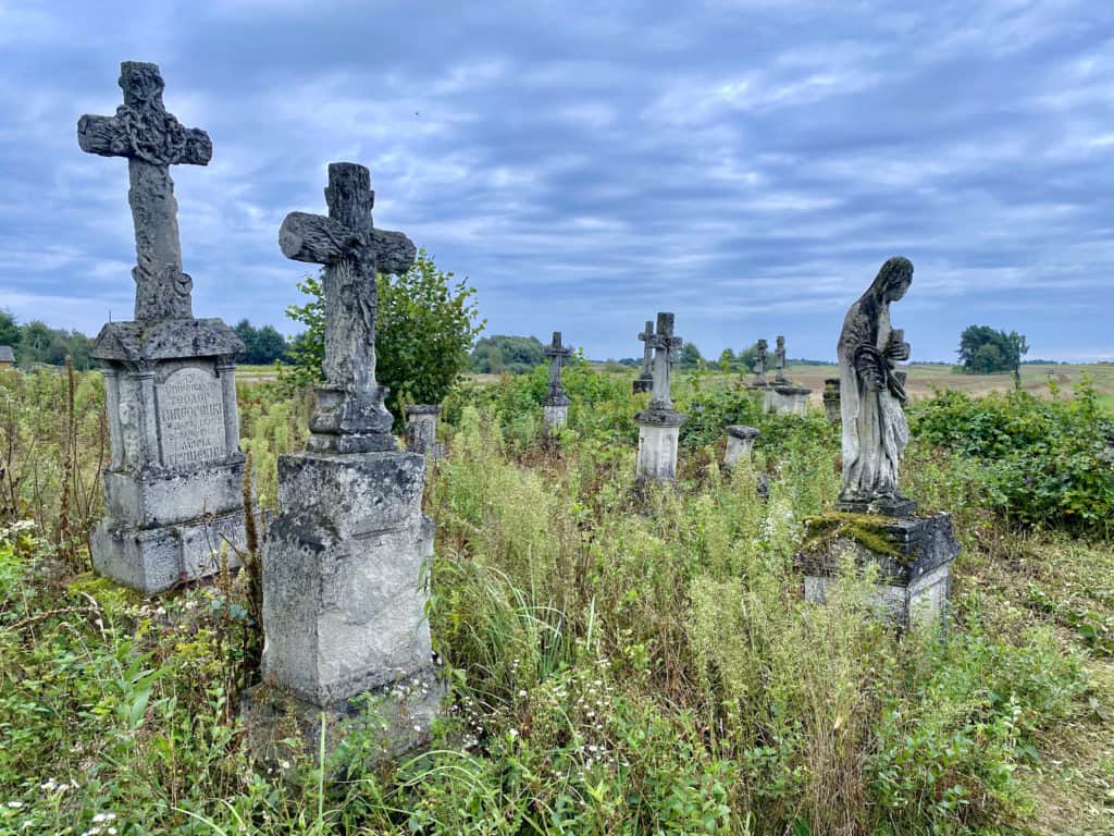 Stary cmentarz greckokatolicki w Bruśnie Nowym, Roztocze