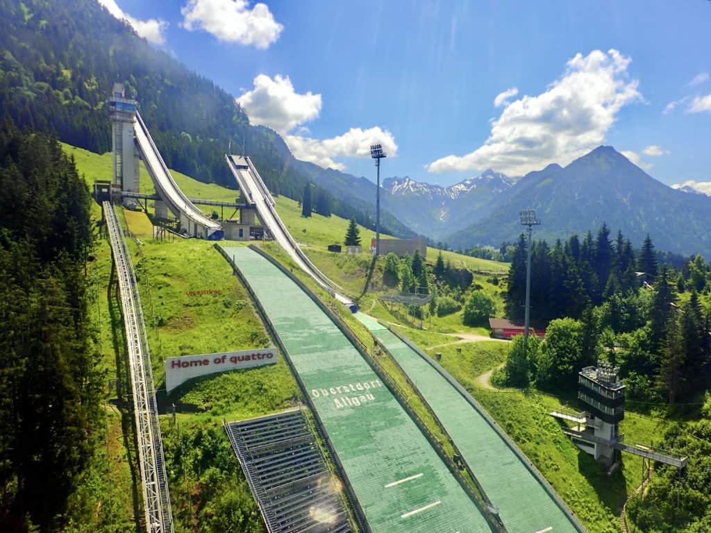 Skocznie narciarskie w Oberstdorfie, Alpy Algawskie