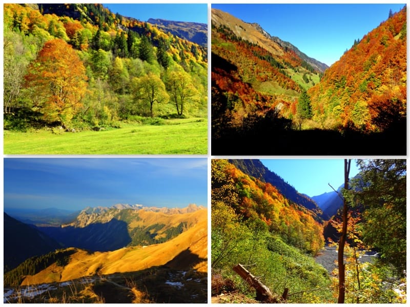 Alpy Algawskie jesienią. Niemcy