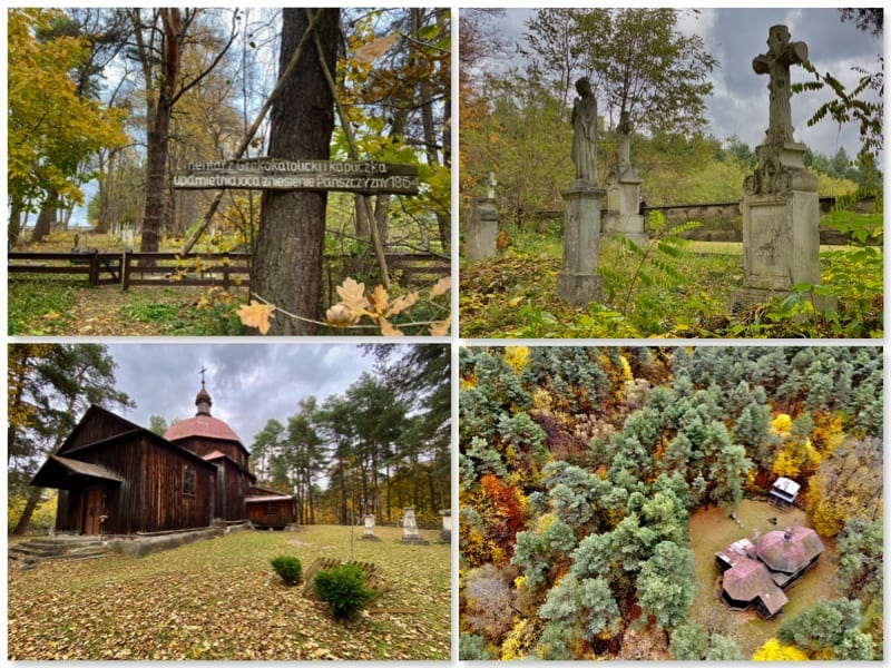 Cmentarz i cerkiew w Łówczy
