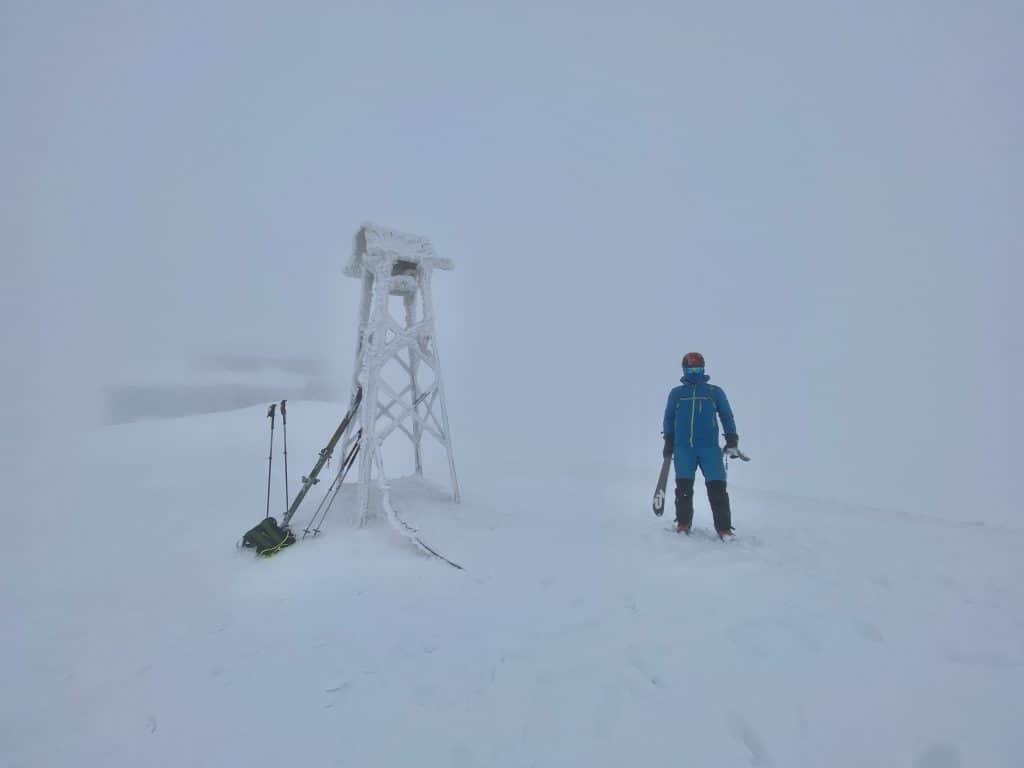 Tatry, white-out podczas wycieczki skiturowej na Kasprowy Wierch