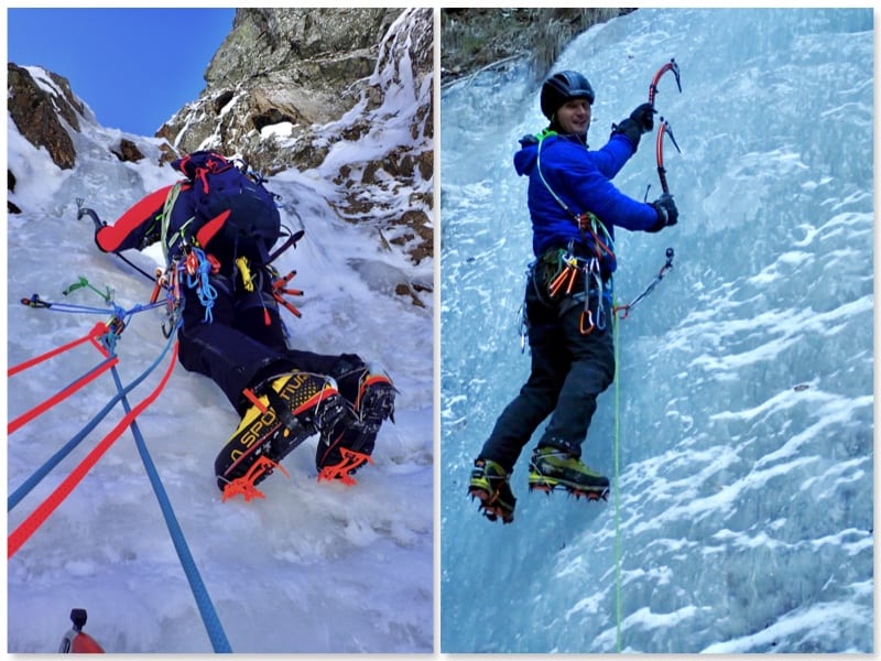 Alpinizm i wspinanie lodowe z użyciem dziab i raków technicznych