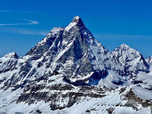 Matterhorn z drogi na Klein Matterhorn