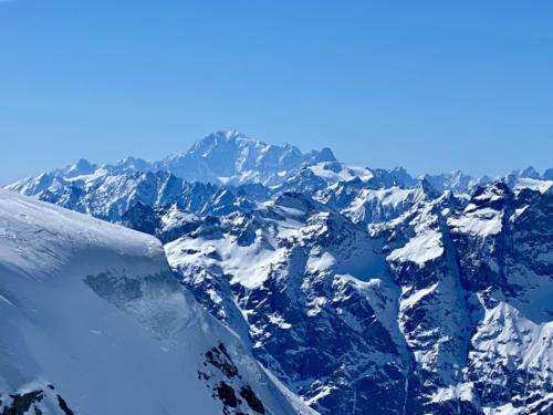 Mont Blanc z Klein Matterhorn